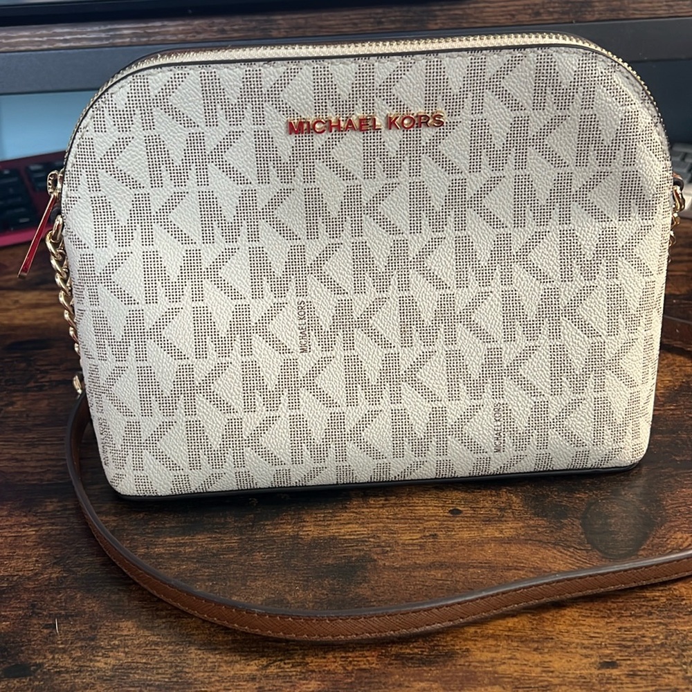Michael Kors White Crossbody Purse - Picture 1 of 6